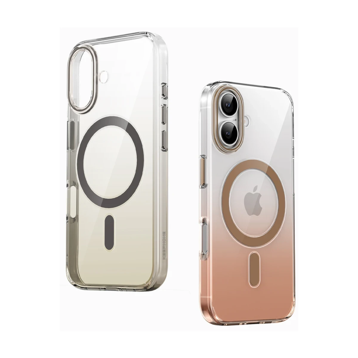Keephone Apple iPhone 16 Aurora Pro Magsafe Kılıf - Çöl Titanyum