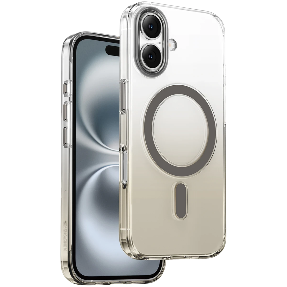 Keephone iPhone 16 Aurora Pro Magsafe Kılıf - Natural Titanyum