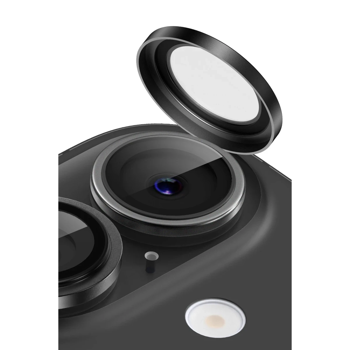 Keephone Apple iPhone 16 Capital Alüminyum AR Kamera Lens Koruyucu - Yeşil
