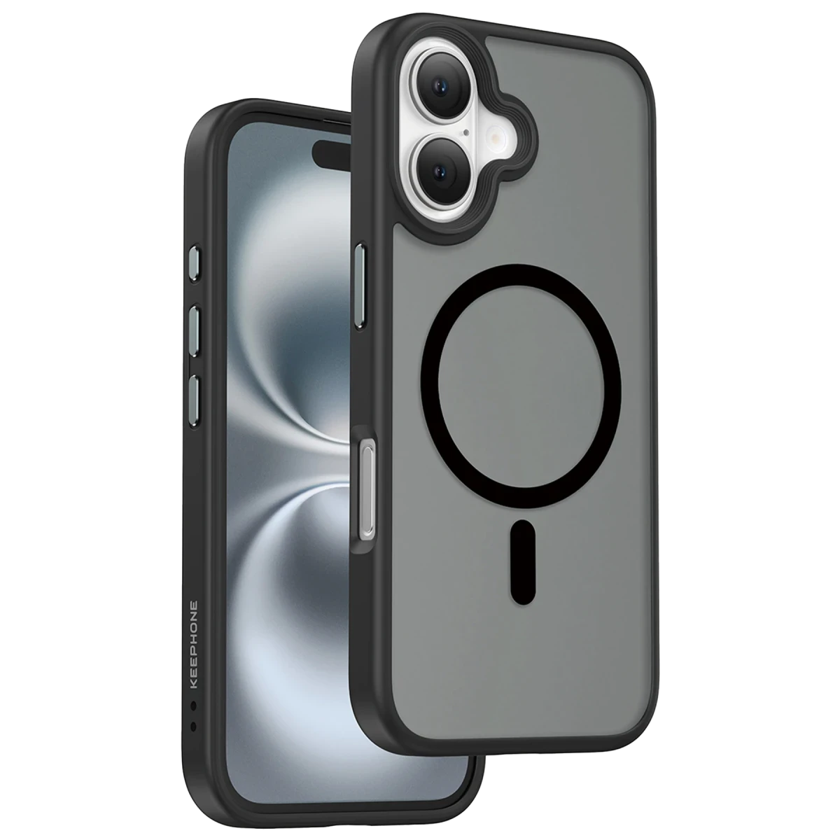 Keephone iPhone 16 Mago Pro Magsafe Kılıf - Siyah Titanyum