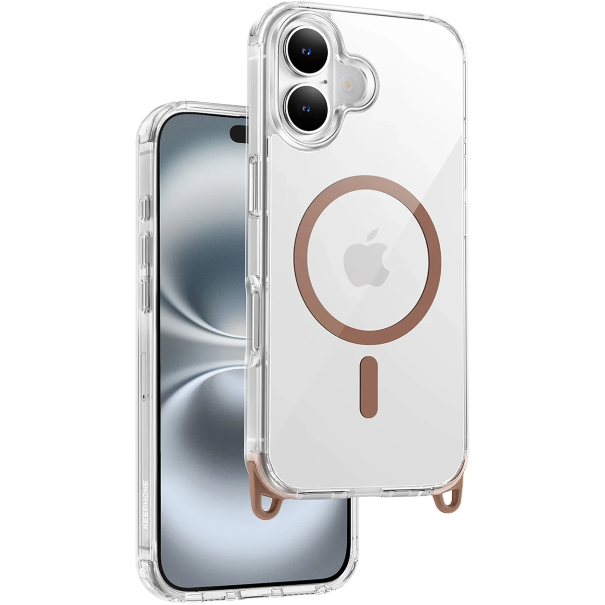 Keephone Apple iPhone 16 MagRock Magsafe Kılıf - Çöl Titanyum