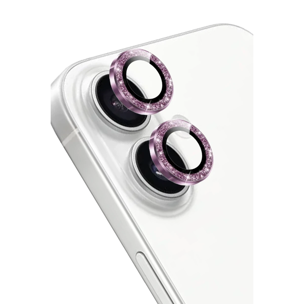 Keephone iPhone 16 Maria Simli Kamera Lens Koruyucu - Rose