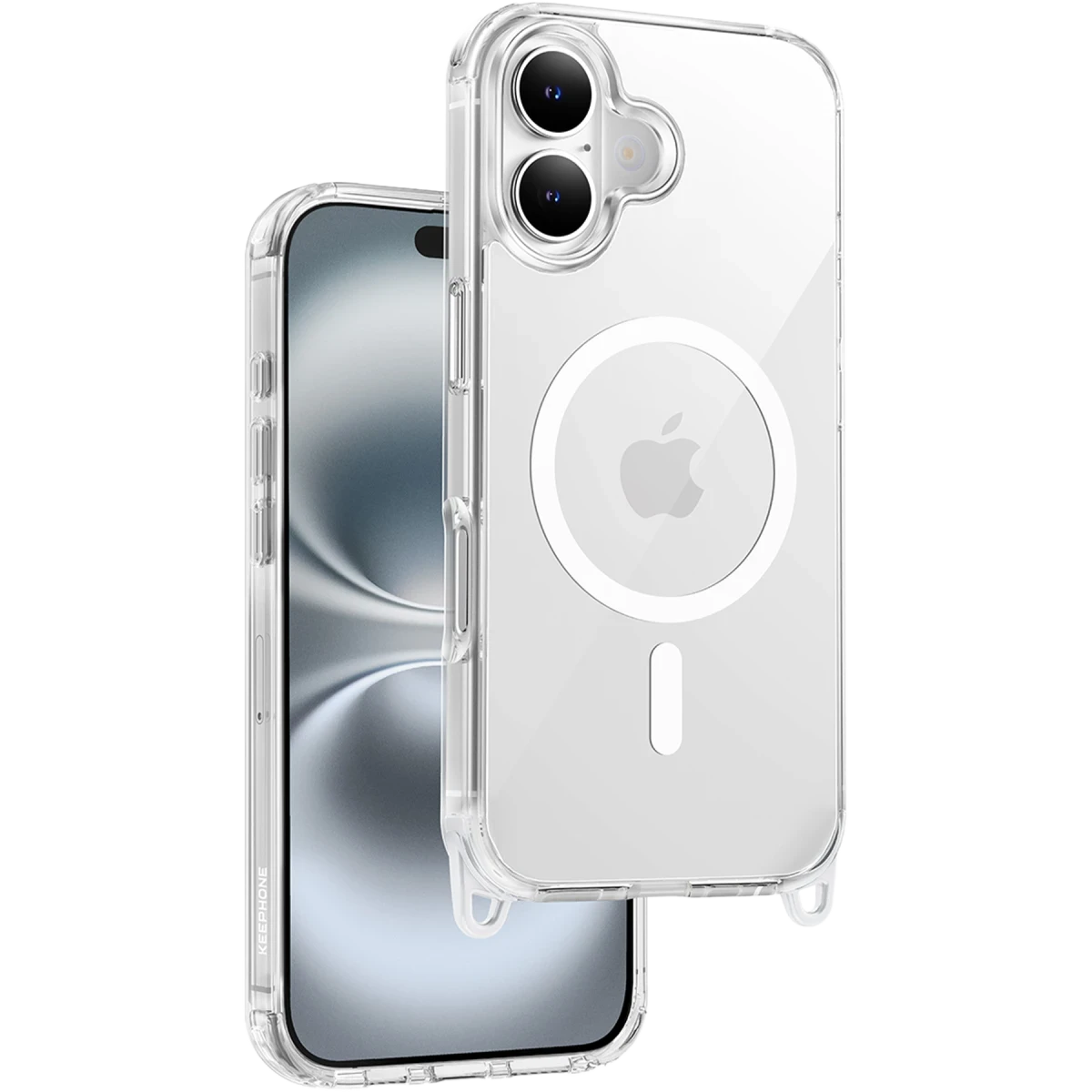 Keephone iPhone 16 Plus MagRock Magsafe Kılıf - Beyaz