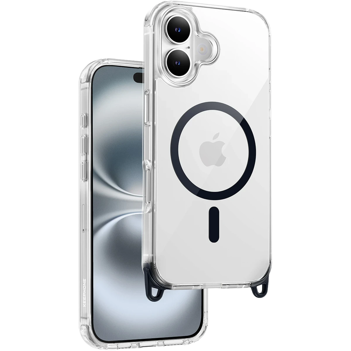 Keephone Apple iPhone 16 Plus MagRock Magsafe Kılıf - Siyah