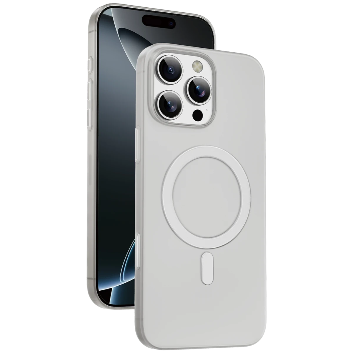 Keephone Apple iPhone 16 Pro AirSkin Pro Magsafe Kılıf - Natural Titanyum