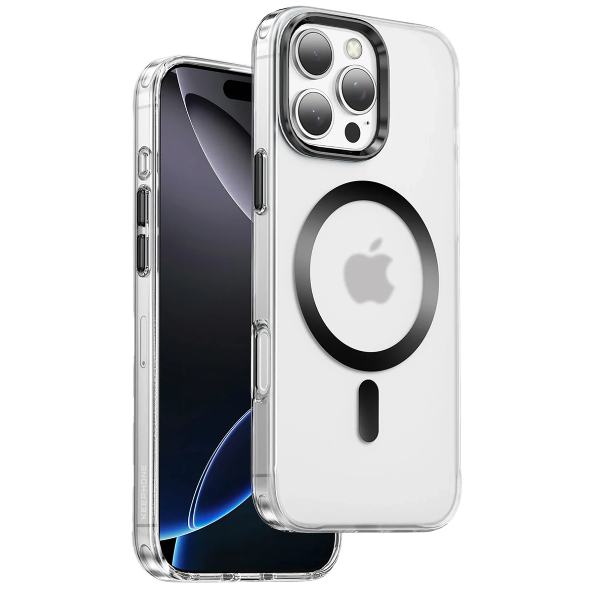 Keephone iPhone 16 Pro Dazzle Pro Matte Magsafe Kılıf - Siyah Titanyum