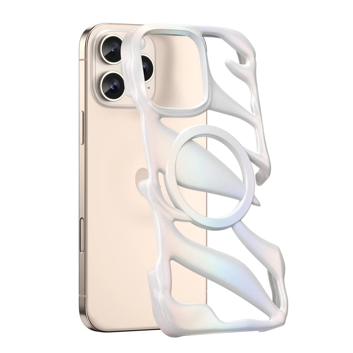 Keephone Apple iPhone 16 Pro Helios Magsafe Kılıf - Gold