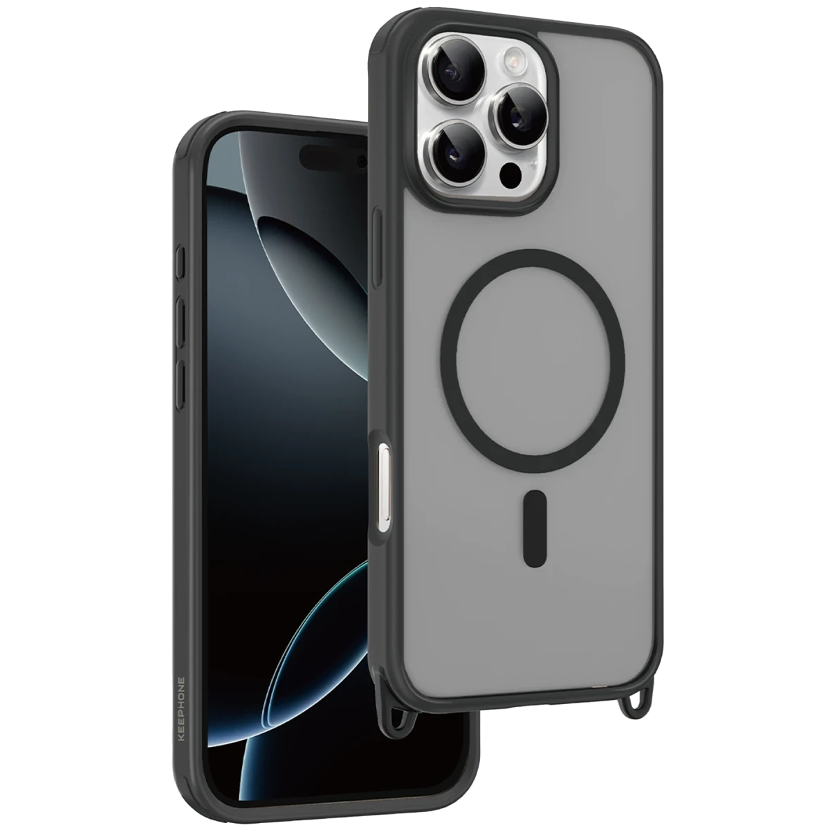 Keephone Apple iPhone 16 Pro MagArmor Magsafe Kılıf - Siyah