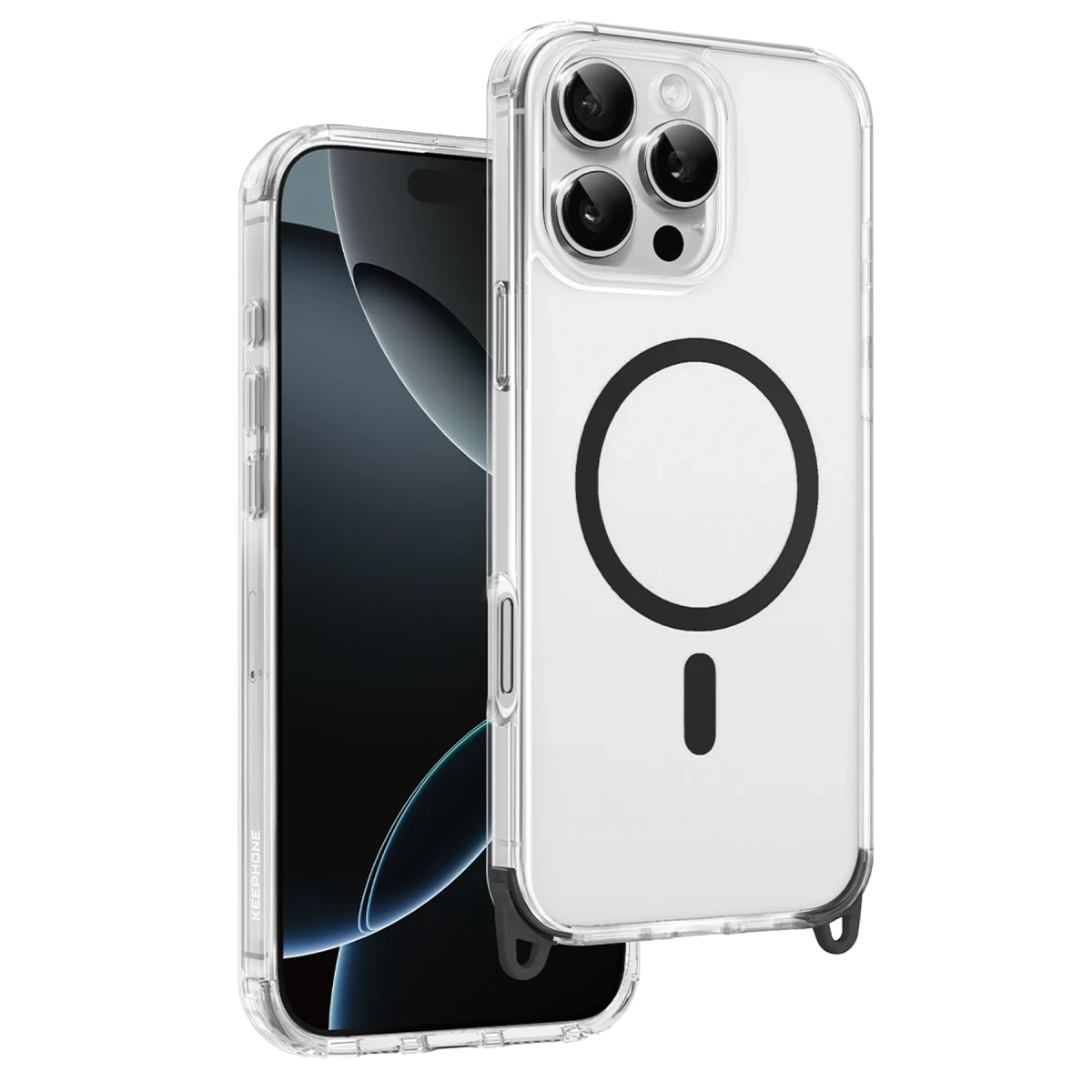 Keephone iPhone 16 Pro MagRock Magsafe Kılıf - Siyah