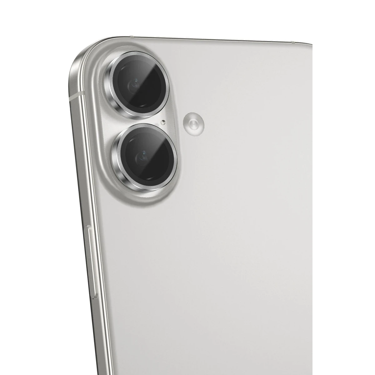 Keephone Apple iPhone 16 Pro Max 3D Spiral Alüminyum AR Kamera Lens Koruyucu - Natural Titanyum