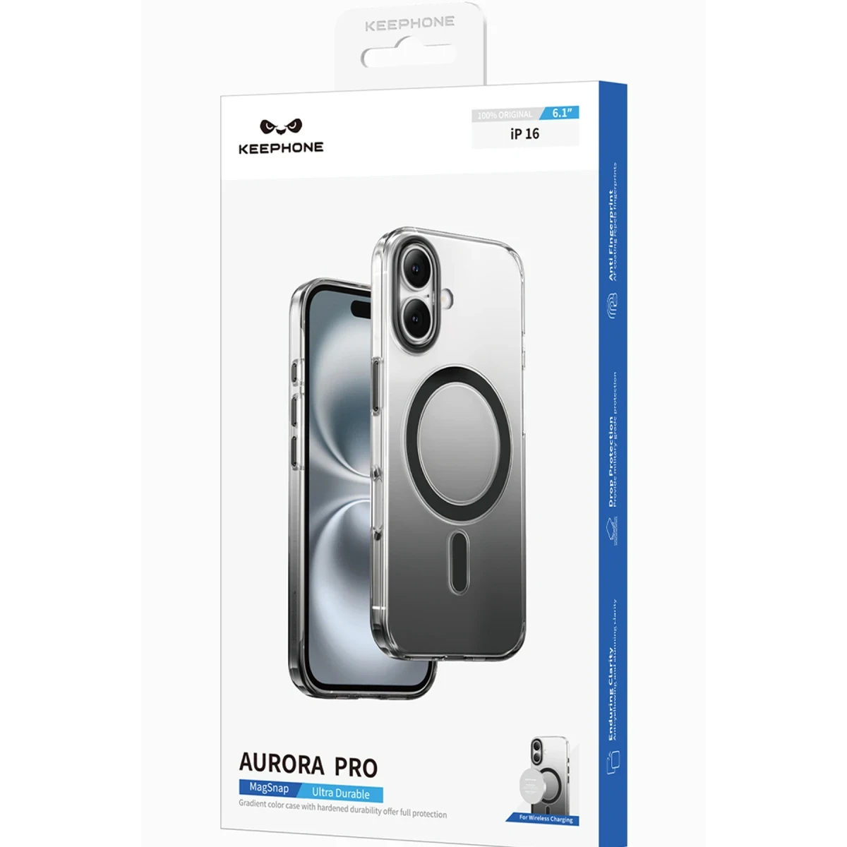 Keephone Apple iPhone 16 Pro Max Aurora Pro Magsafe Kılıf - Çöl Titanyum