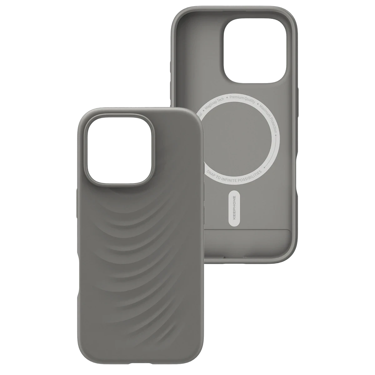Keephone Apple iPhone 16 Pro Max Benassi Magsafe Kılıf - Çöl Titanyum