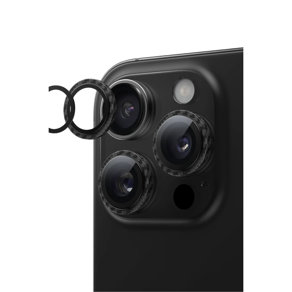 Keephone iPhone 16 Pro Max Corbin Kamera Lens - Siyah