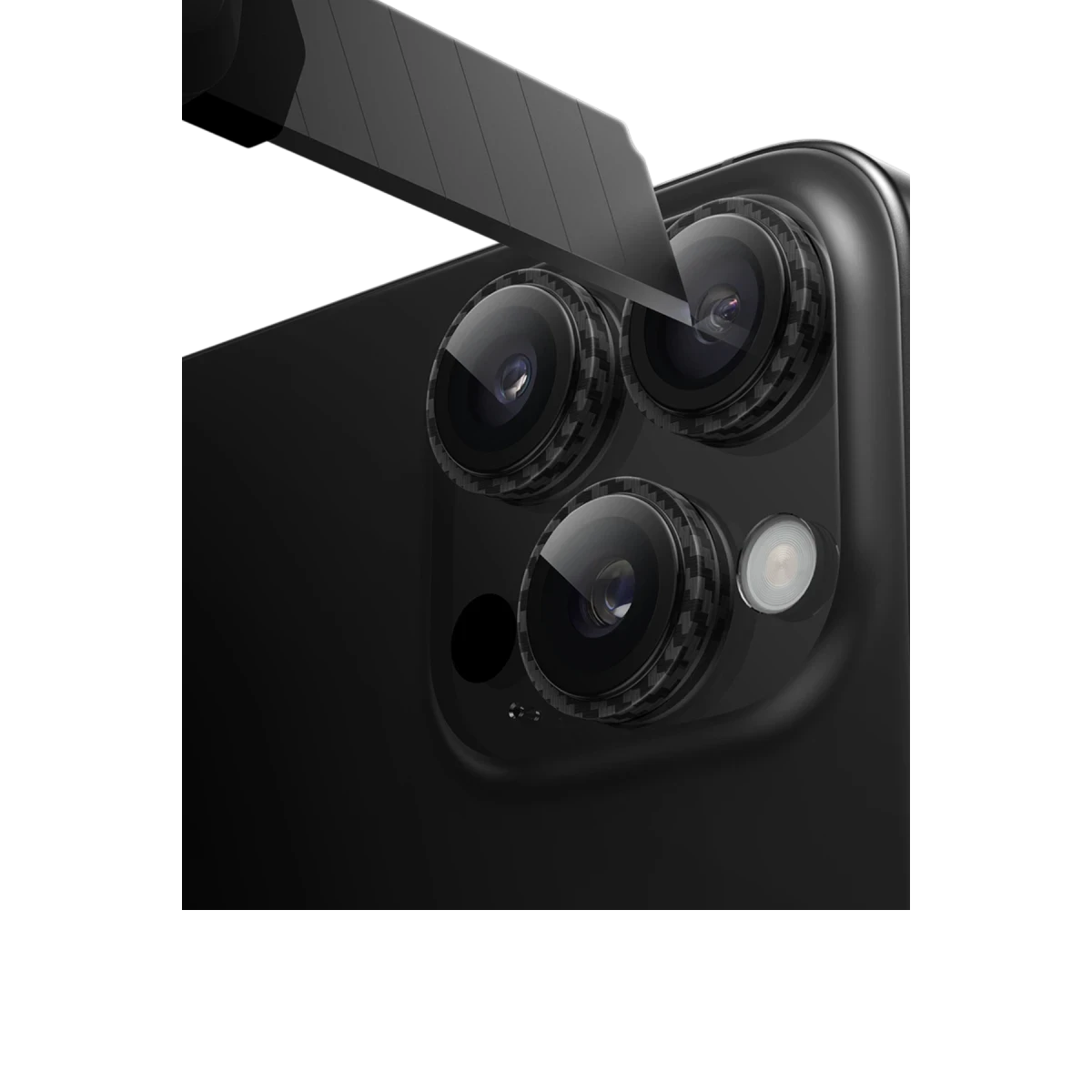 Keephone iPhone 16 Pro Max Corbin Kamera Lens - Siyah