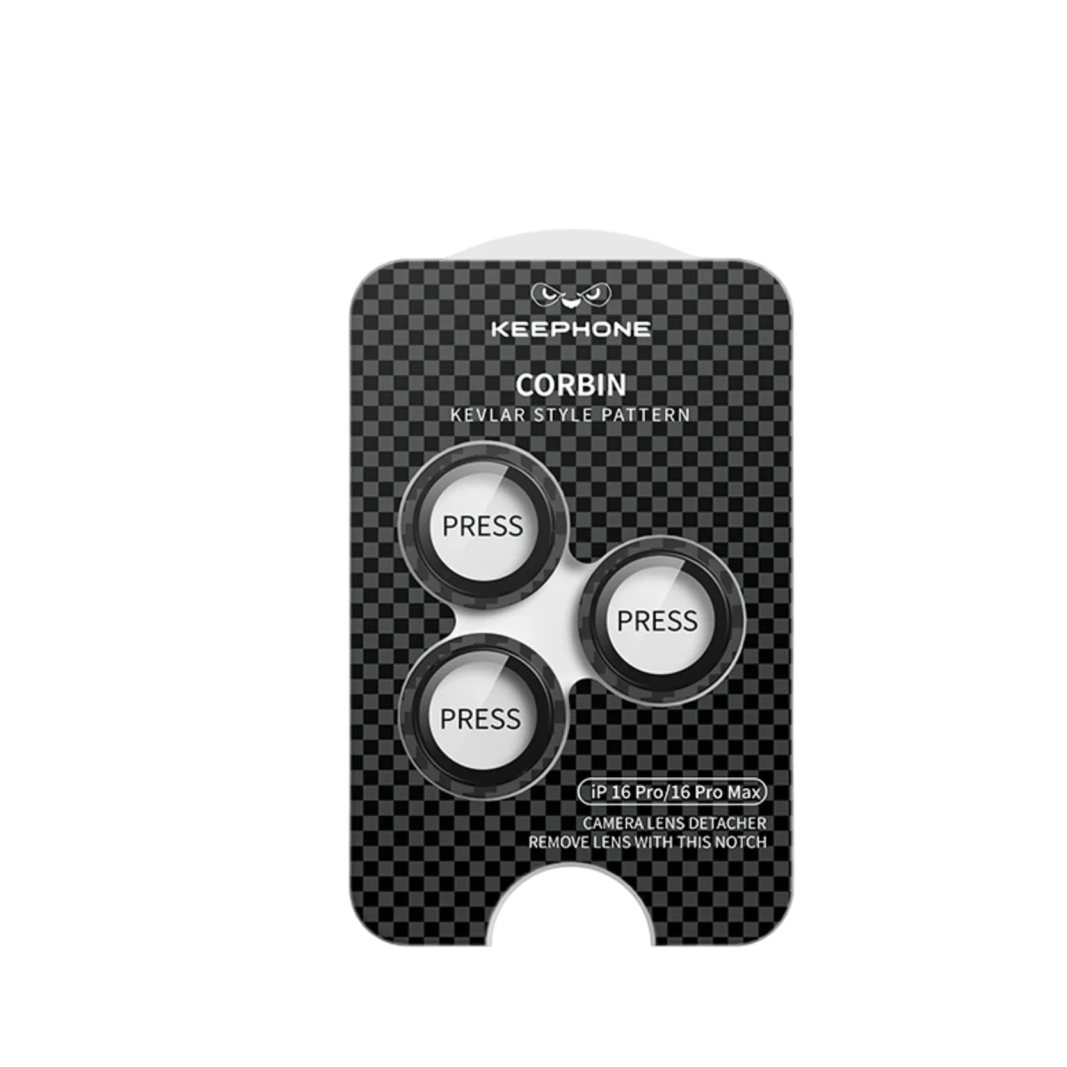 Keephone Apple iPhone 16 Pro Max Corbin Kamera Lens - Siyah