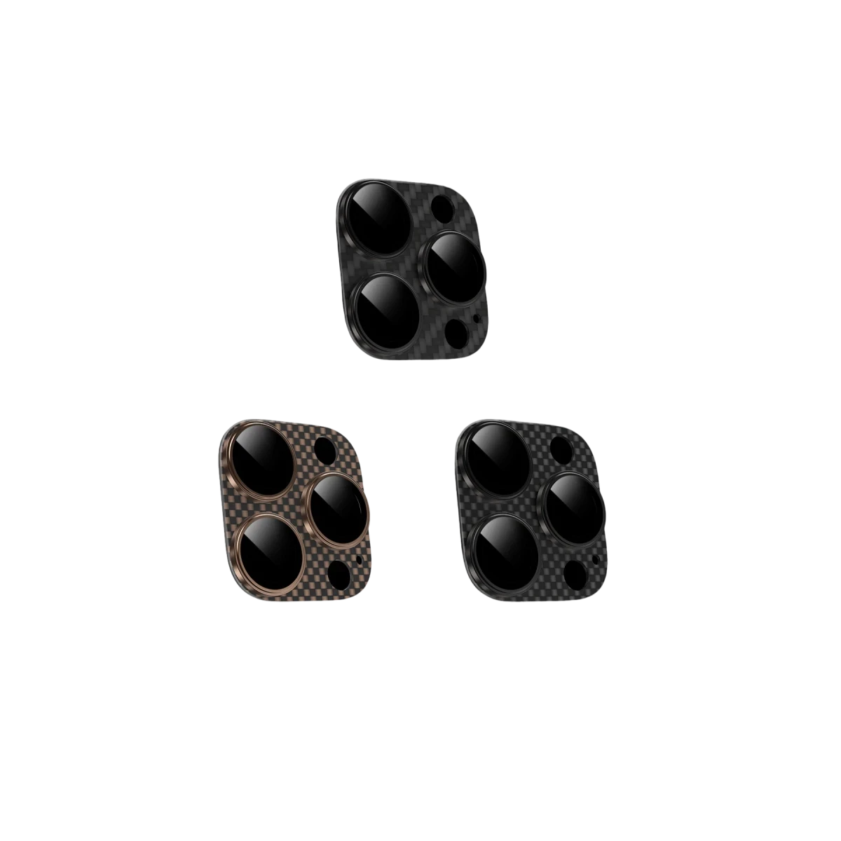 Keephone Apple iPhone 16 Pro Max Kevlar Kamera Lens - Çöl Titanyum