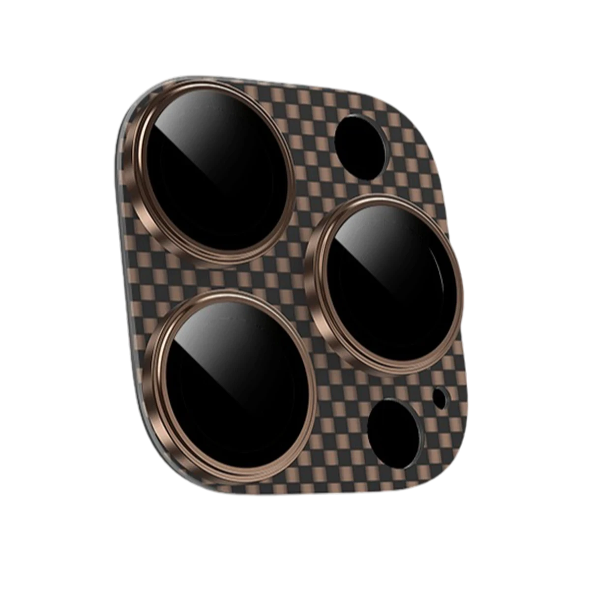 Keephone Apple iPhone 16 Pro Max Kevlar Kamera Lens - Çöl Titanyum
