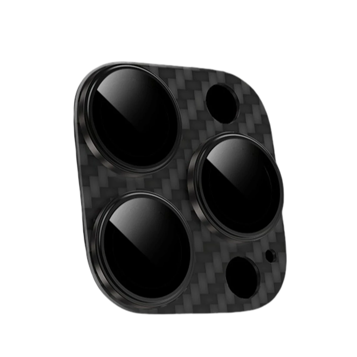 Keephone iPhone 16 Pro Max Kevlar Kamera Lens - Siyah