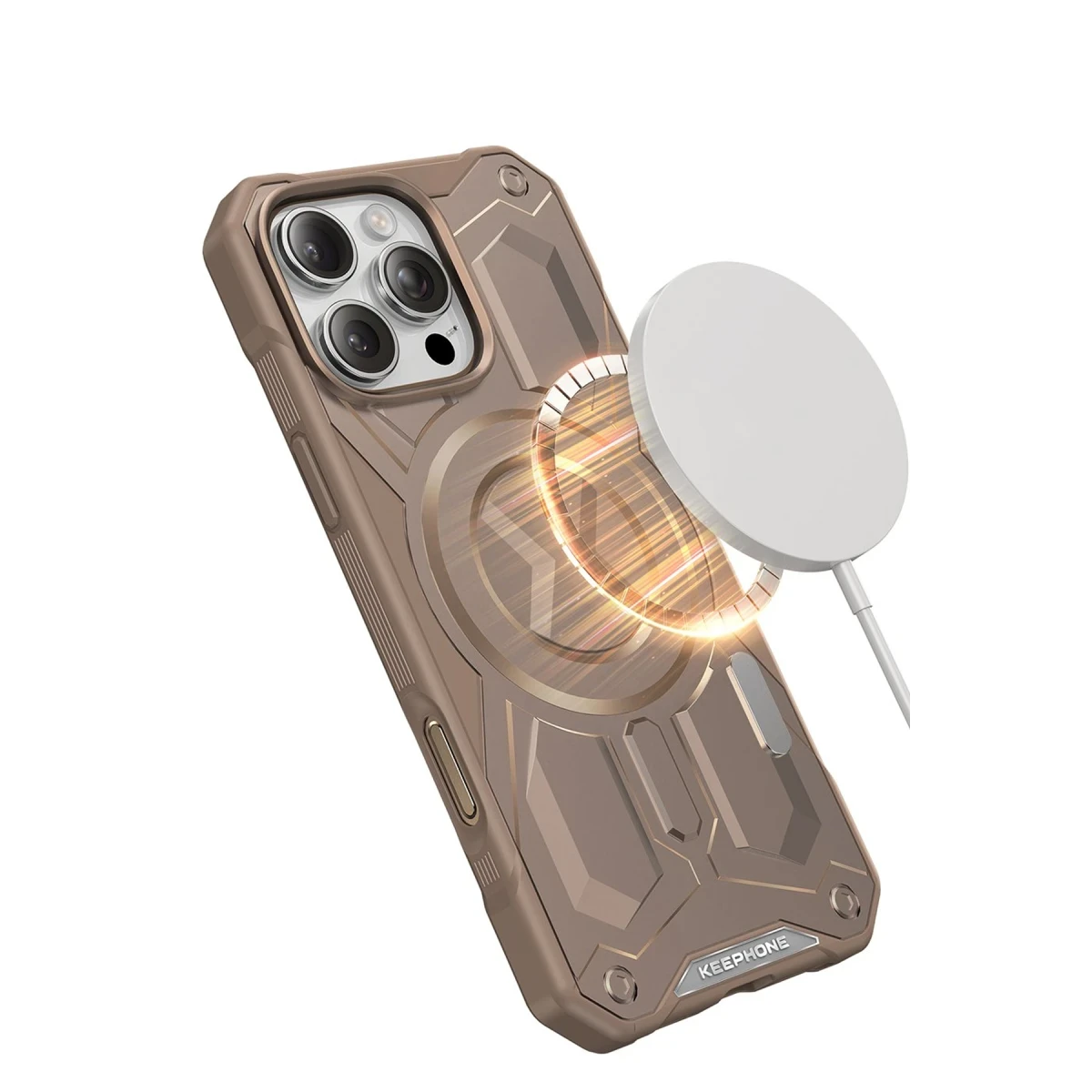 Keephone Apple iPhone 16 Pro Max Monarch Magsafe Kılıf - Siyah