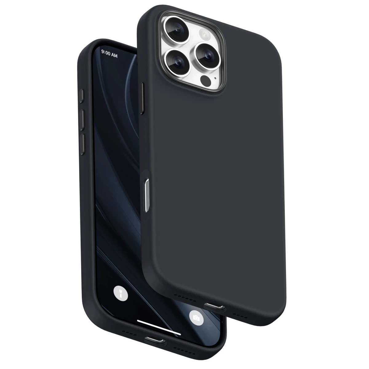 Keephone iPhone 16 Pro Max Rosana Silikon Kılıf - Mavi