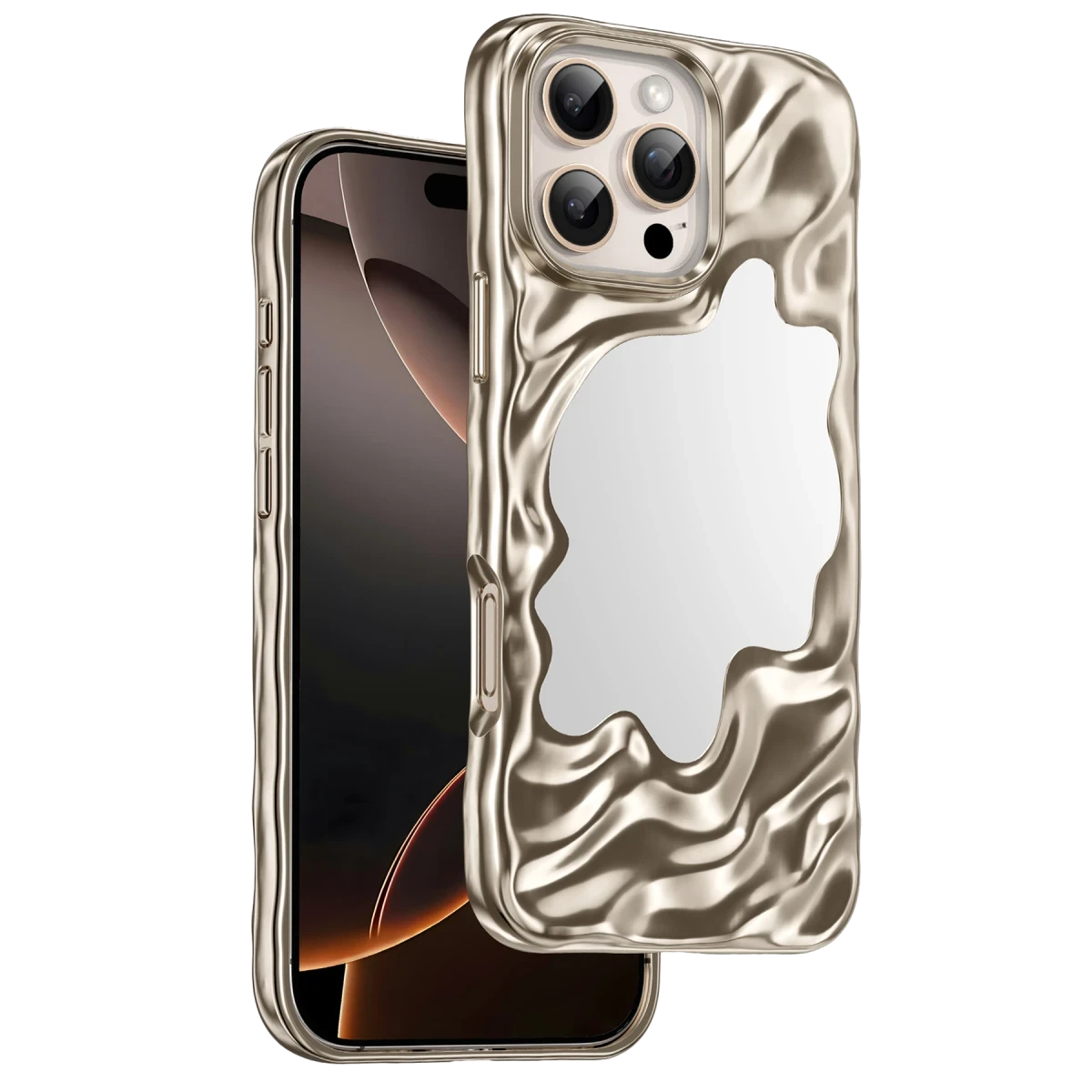 Keephone iPhone 16 Pro Max Surya Magsafe Kılıf - Gold