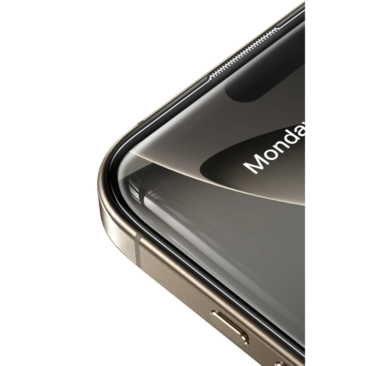 Keephone iPhone 16 Pro Max UltraCurve HD 3D Cam Ekran Koruyucu - Siyah