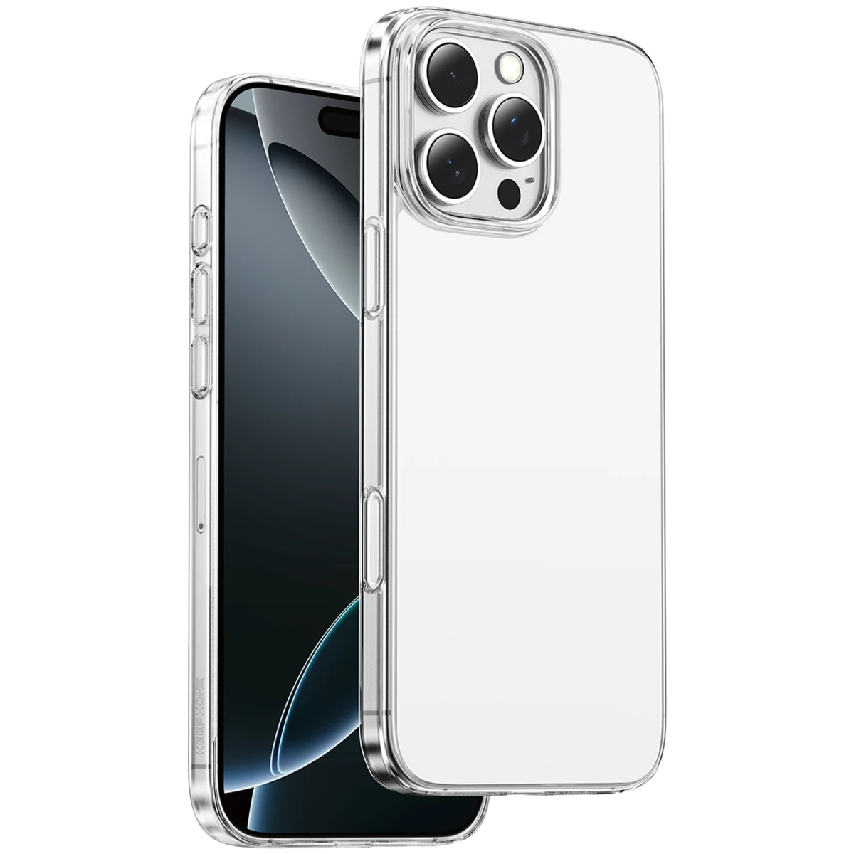 Keephone iPhone 16 Pro Max X-Crystal Slim Kılıf - Şeffaf