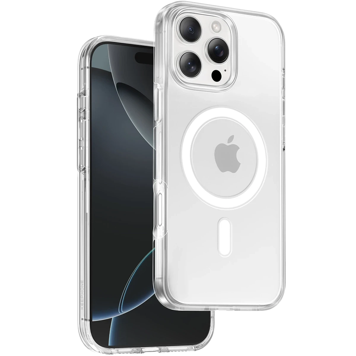 Keephone iPhone 16 Pro Non Yellow Şeffaf Magsafe Kılıf - Şeffaf