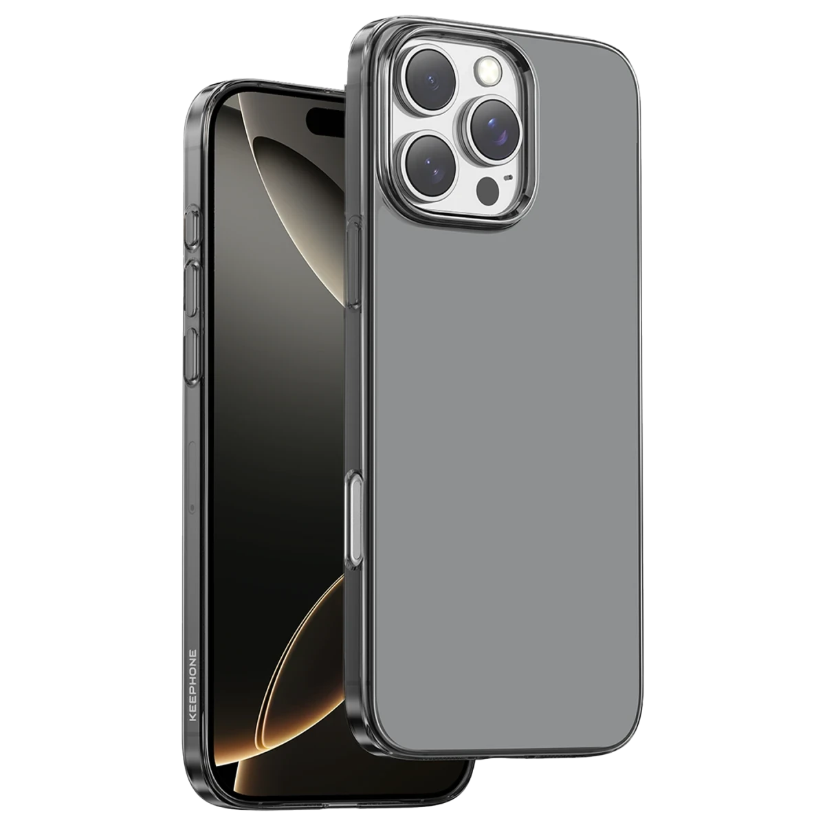 Keephone iPhone 16 Pro X-Crystal Slim Kılıf - Siyah