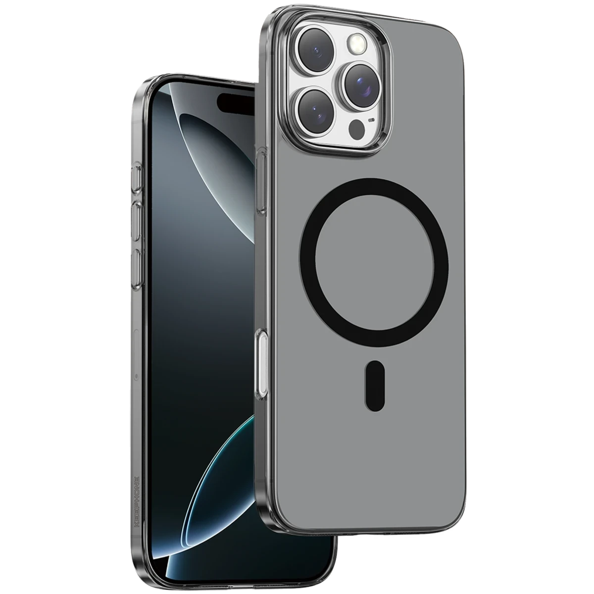 Keephone iPhone 16 Pro X-Crystal Slim Magsafe Kılıf - Siyah