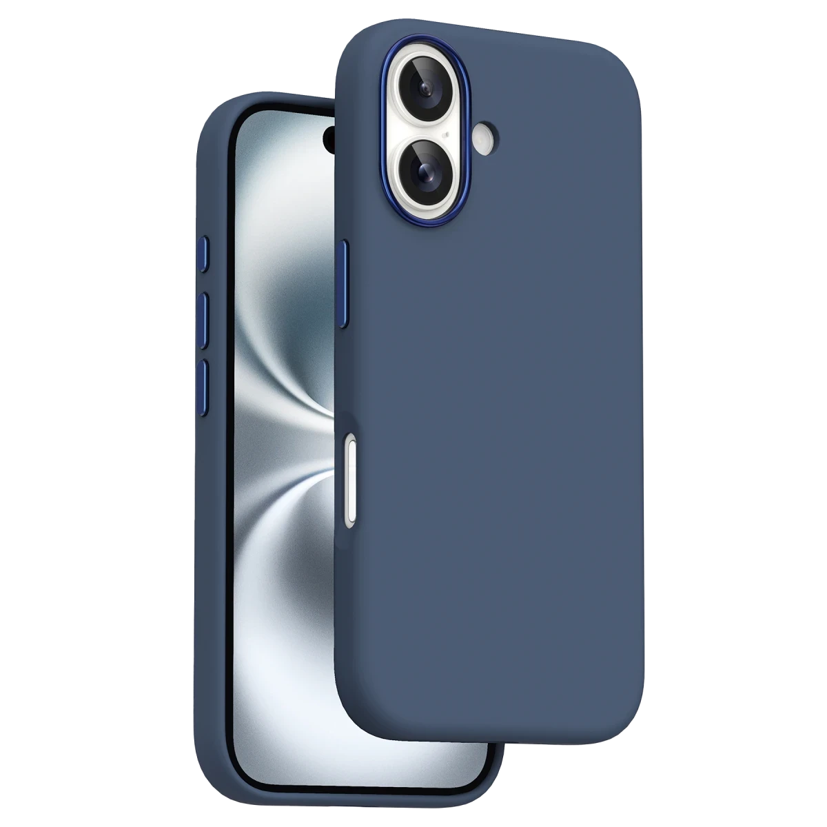 Keephone iPhone 16 Rosana Silikon Kılıf - Mavi