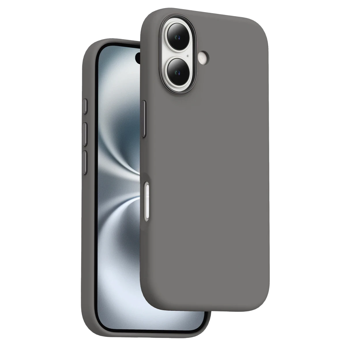 Keephone iPhone 16 Rosana Silikon Kılıf - Natural Titanyum