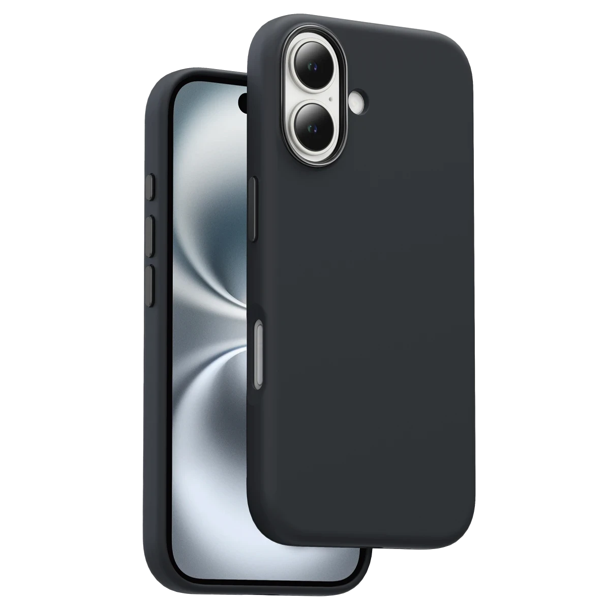 Keephone Apple iPhone 16 Rosana Silikon Kılıf - Siyah