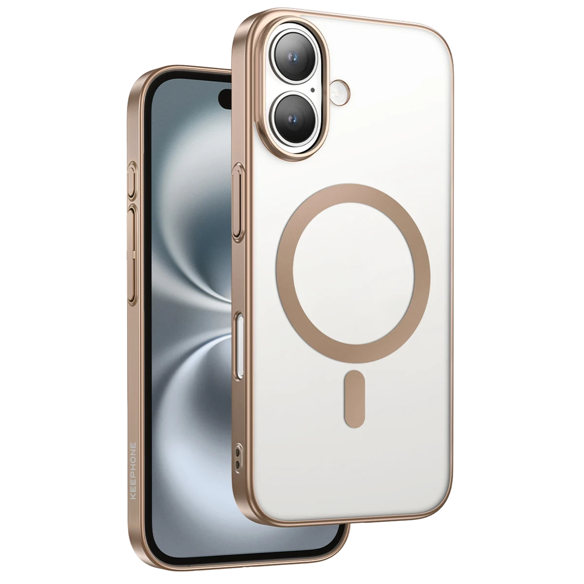 Keephone iPhone 16 Skingrip Magsafe Kılıf - Çöl Titanyum