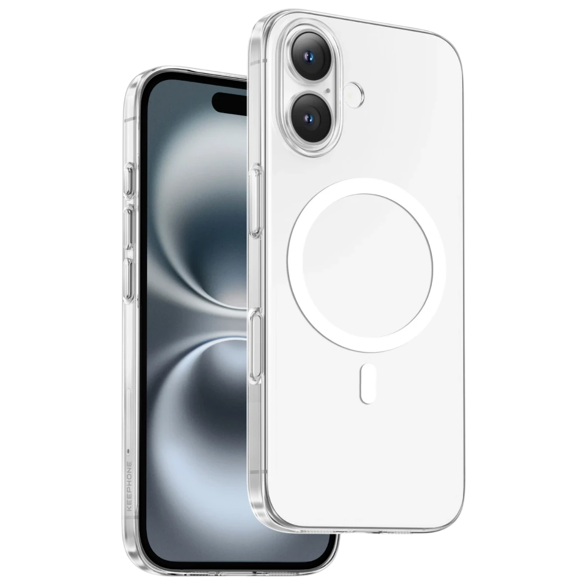 Keephone Apple iPhone 16 X-Crystal Slim Magsafe Kılıf - Şeffaf