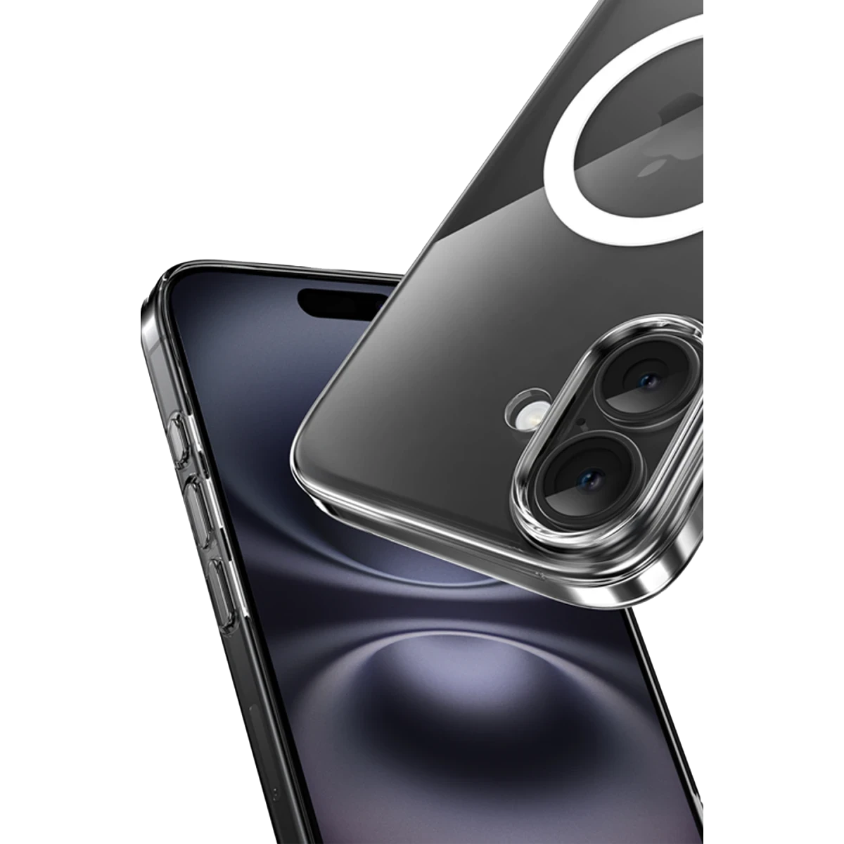 Keephone iPhone 16 X-Crystal Slim Magsafe Kılıf - Şeffaf