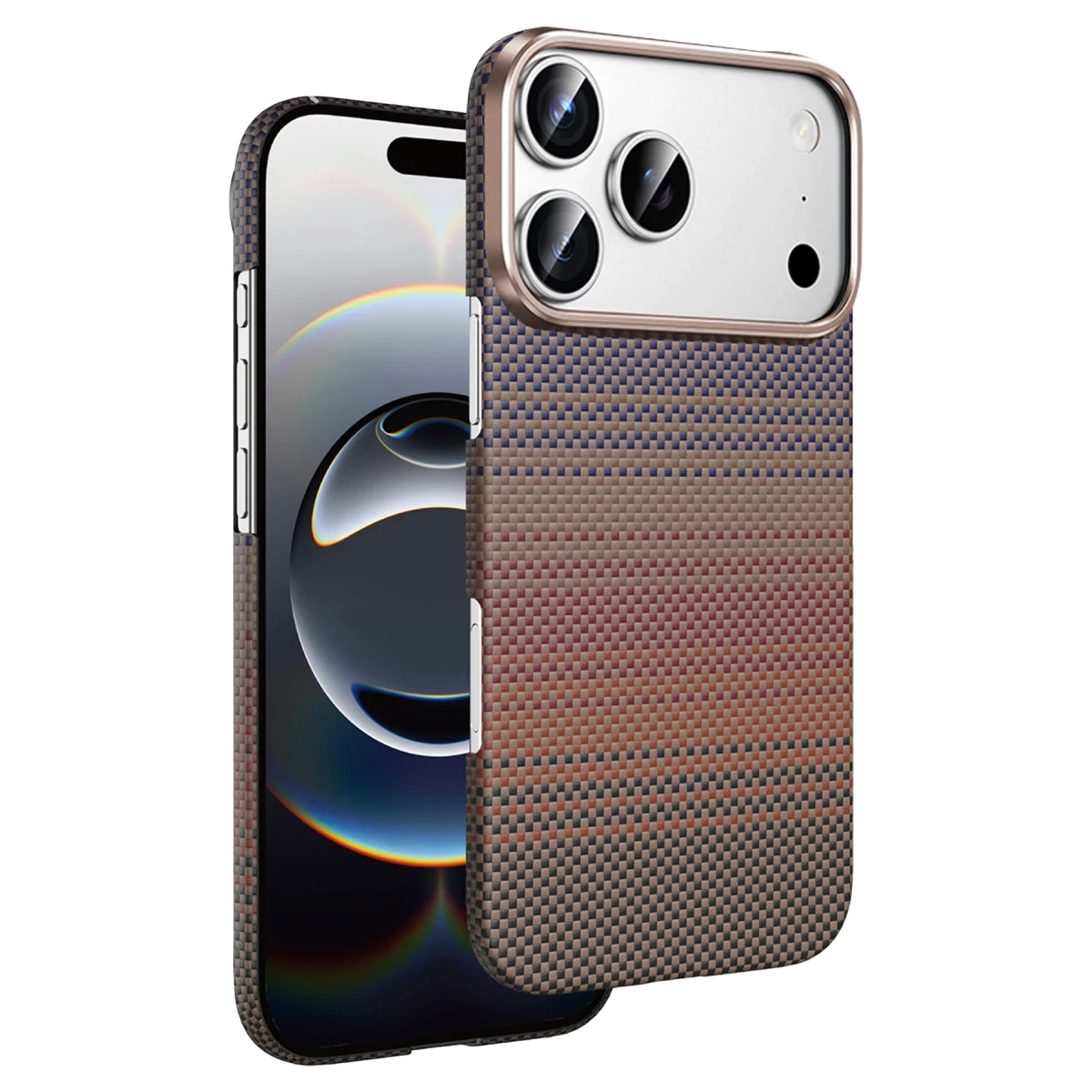 Keephone Apple iPhone 17 Pro Kevlar Seanova Magsafe Kılıf - Sunrise