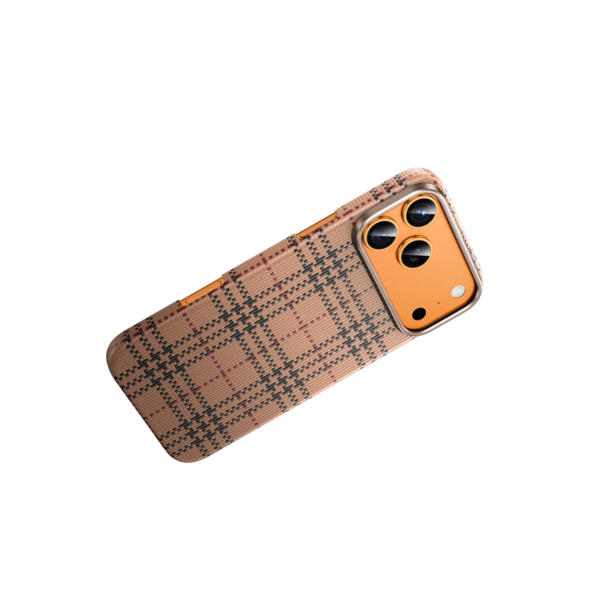 Keephone iPhone 17 Pro Scots Kevlar Magsafe Kılıf - Çöl Titanyum