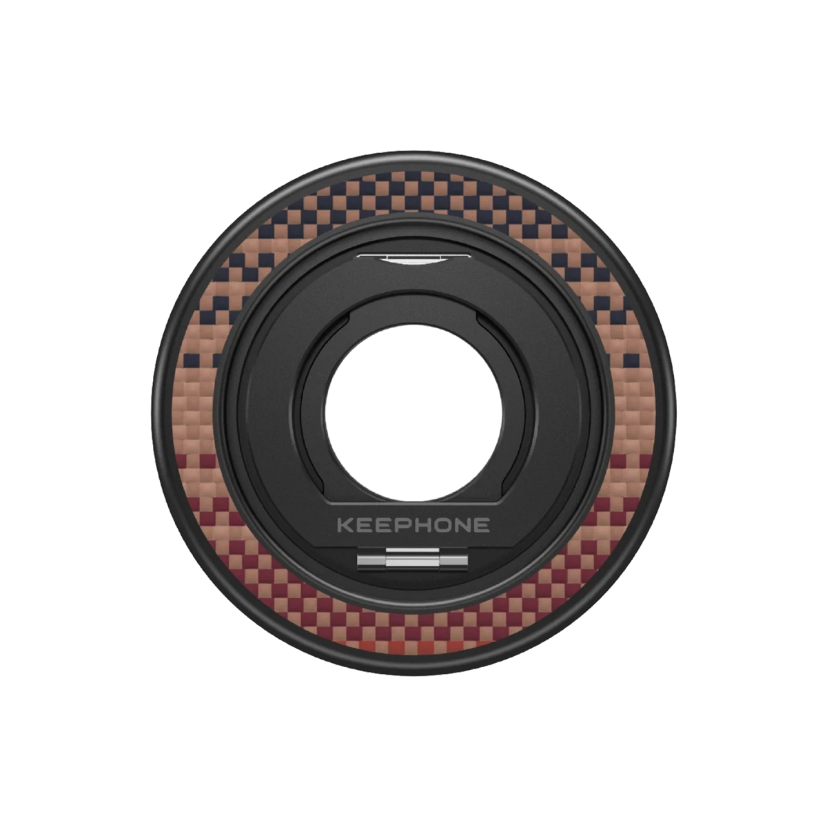 Keephone Kevlar Grip 360 Manyetik Magsafe Kickstand Yüzük - Gün Batımı
