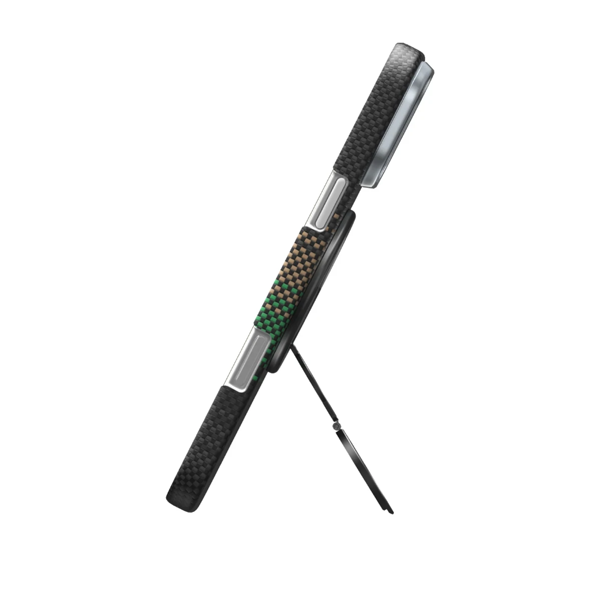 Keephone Kevlar Grip 360 Manyetik Magsafe Kickstand Yüzük - Turuncu 2