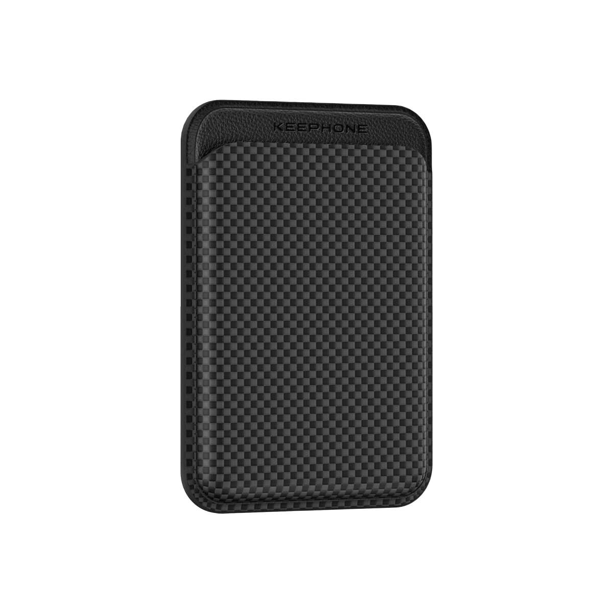 Keephone Kingdon Aramid Fiber Magsafe Uyumlu Kartlık - Jet Black