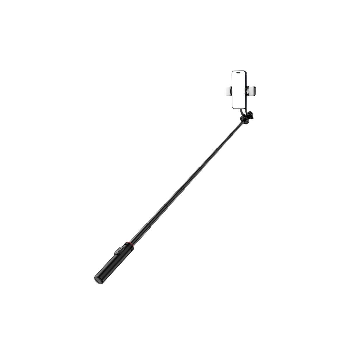 Keephone KP-LA01 Selfy 360 Derece Ayarlanabilir Led Işıklı 133.5cm BT Selfie Çubuğu - Siyah