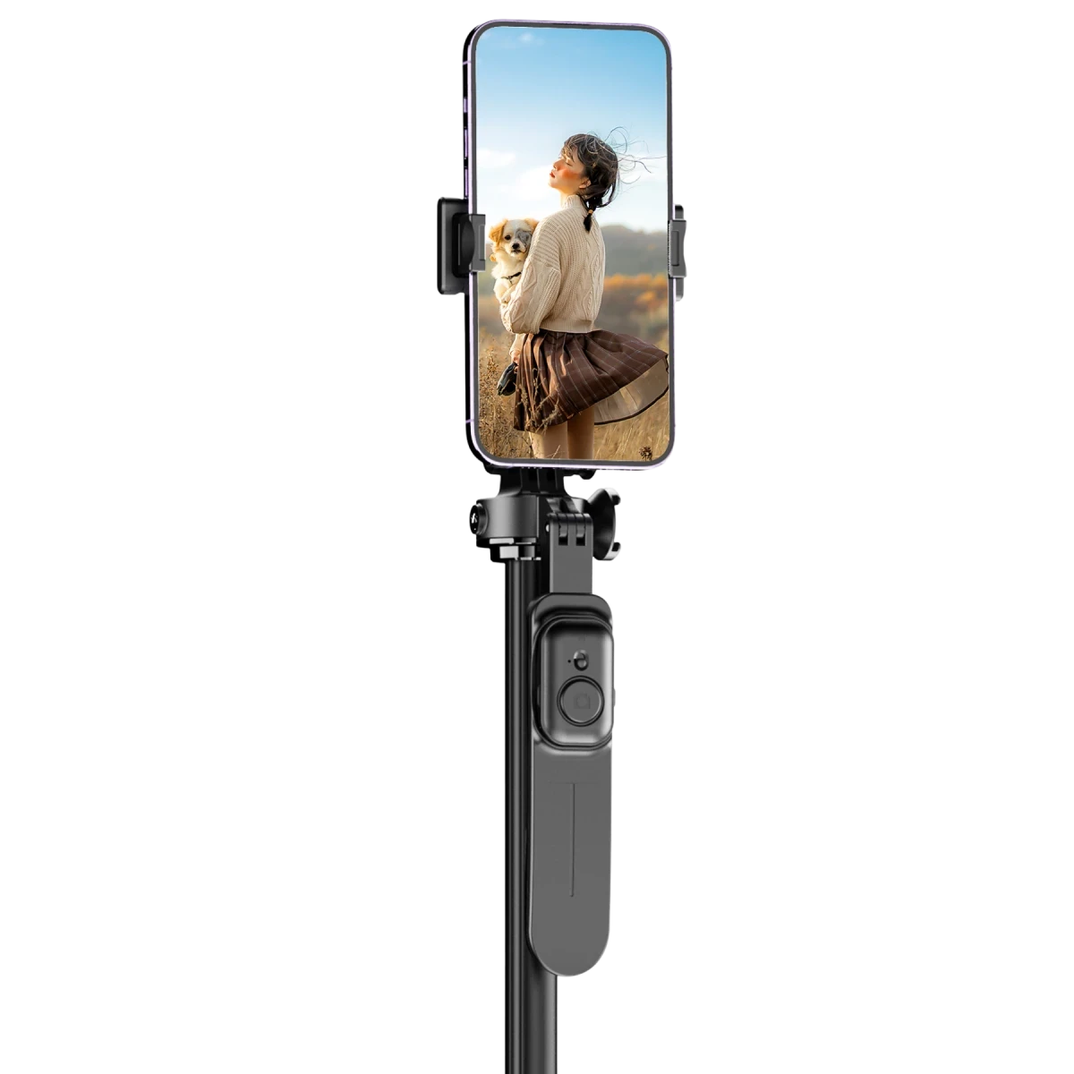 Keephone KP-LA05 PicPod 360 Derece Ayarlanabilir 202cm BT Selfie Çubuğu - Siyah