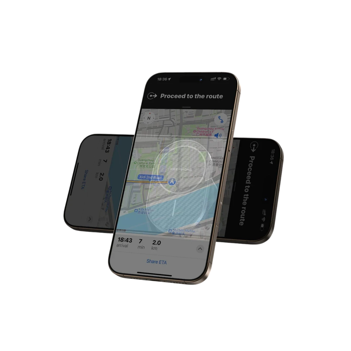 Keephone KPW-081 Kevlar Seanova 2in1 360 Derece Ayarlanabilir 15W Kablosuz Şarj Destekli Manyetik Magsafe Telefon Tutucu - Ay Doğumu