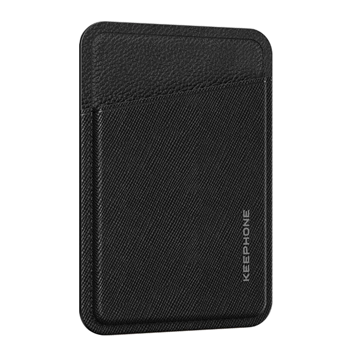 Keephone Locky Deri Magsafe Kartlık - Siyah
