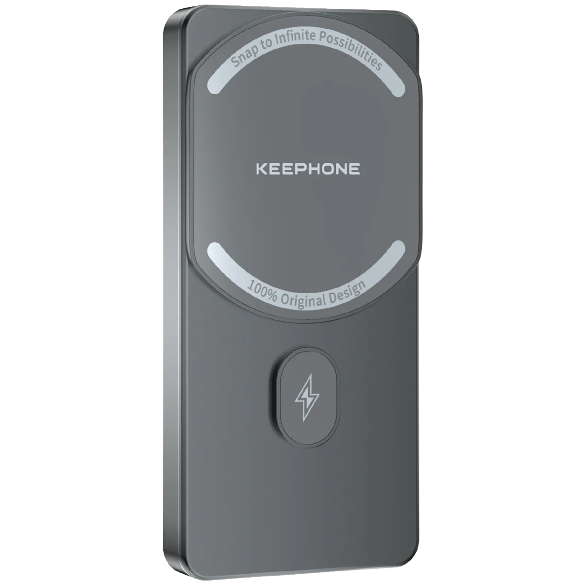 Keephone PB36 MagCube 5.000 mAh Type-C 20W PD Magsafe Destekli Powerbank - Koyu Gri