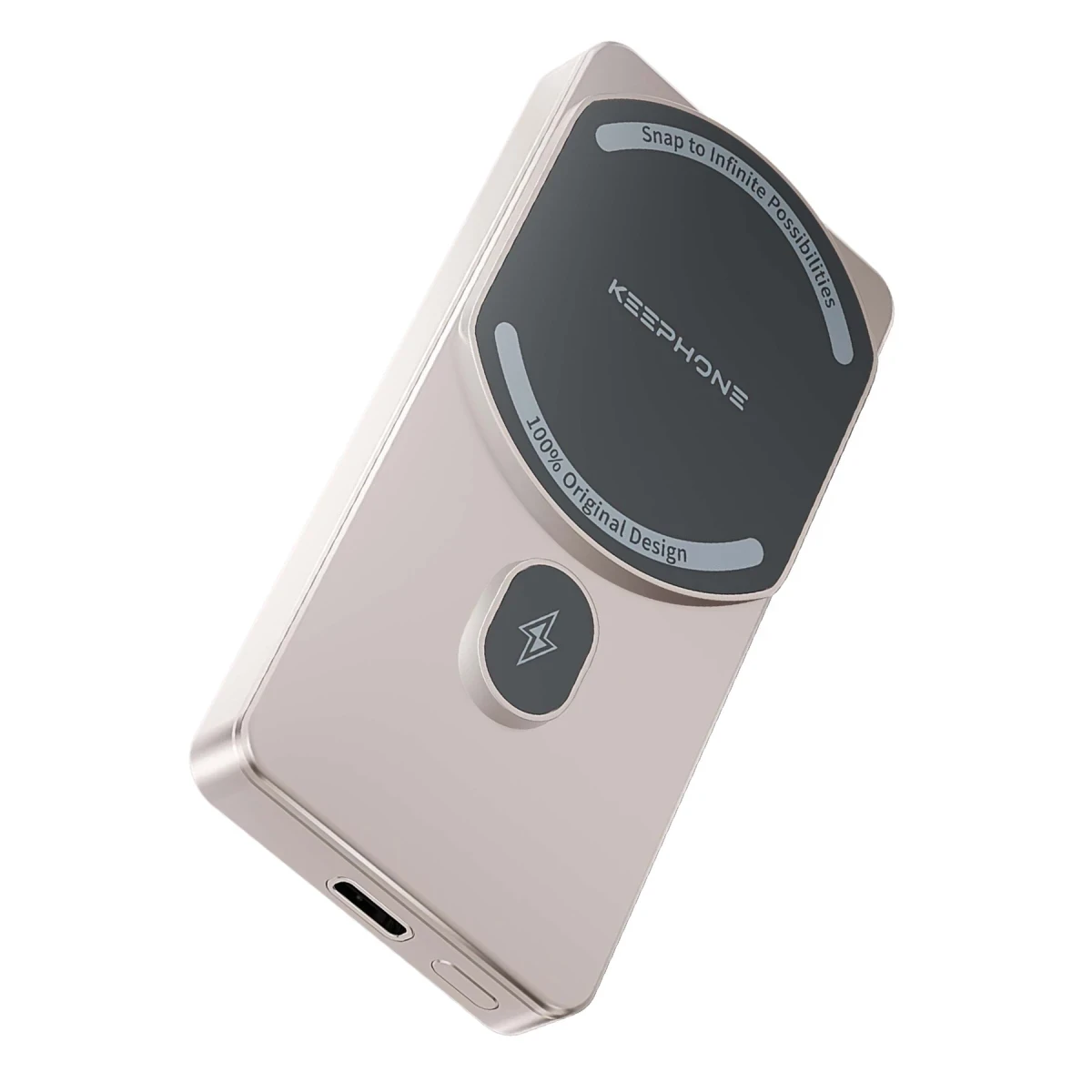 Keephone PB36 MagCube 5.000 mAh Type-C 20W PD Magsafe Destekli Powerbank - Koyu Gri