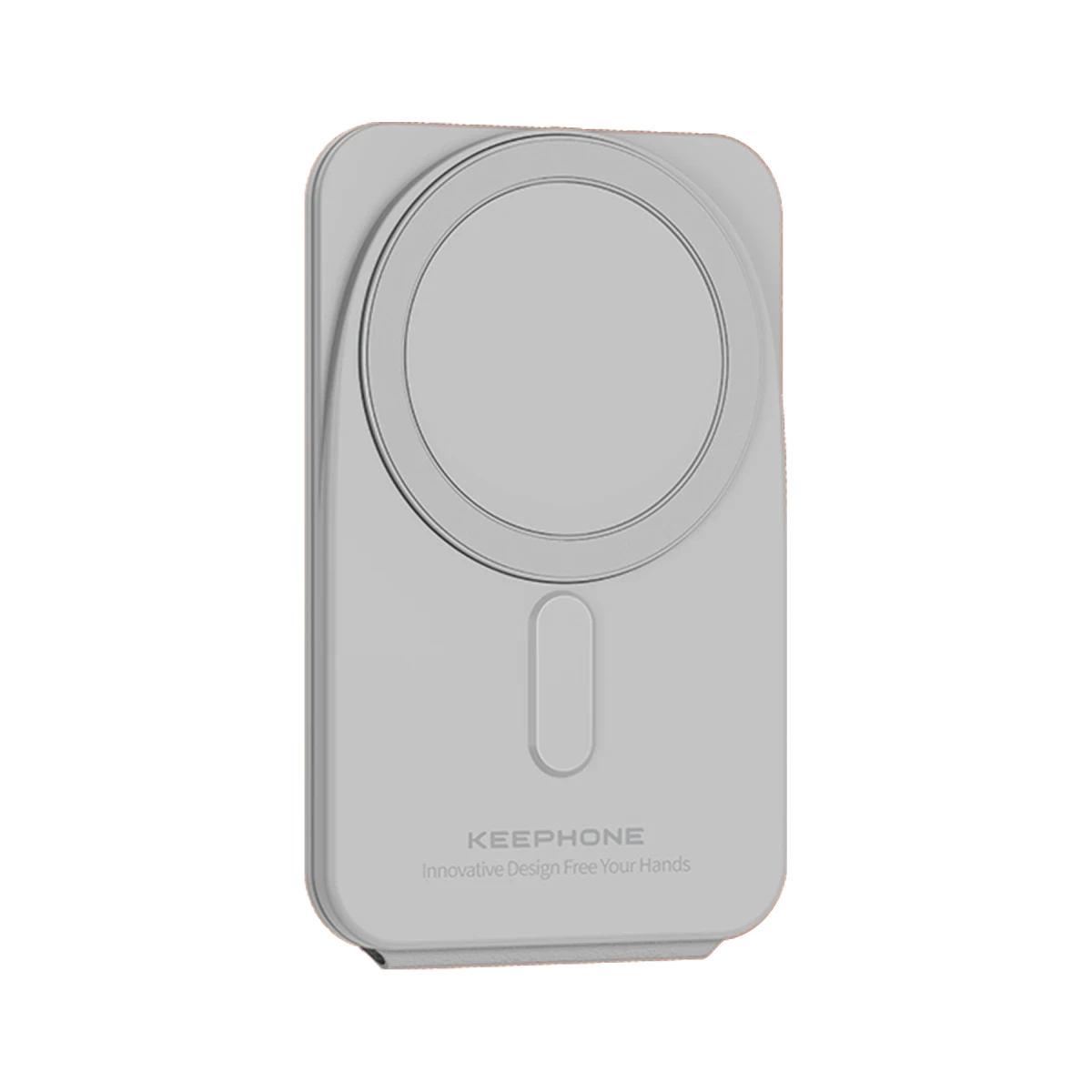 Keephone MagFold Deri Manyetik Cüzdan - Gri