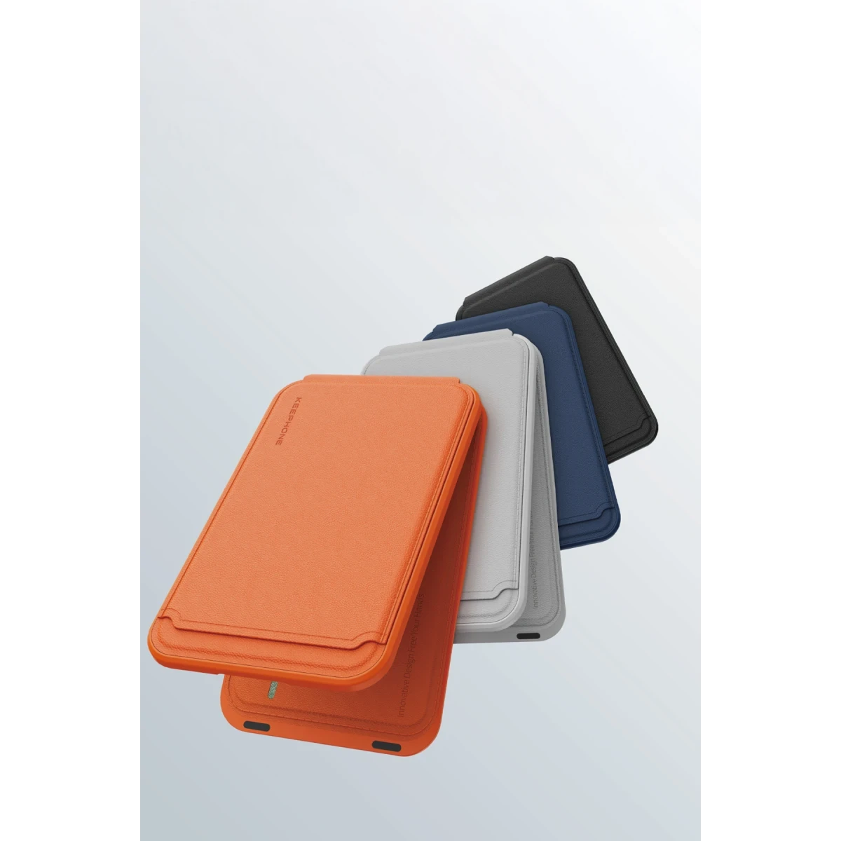 Keephone MagFold Deri Manyetik Cüzdan - Siyah