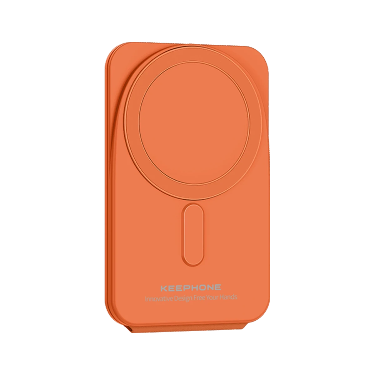 Keephone MagFold Deri Manyetik Cüzdan - Turuncu